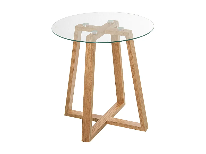 Table basse bois massif épurée pour salon chic