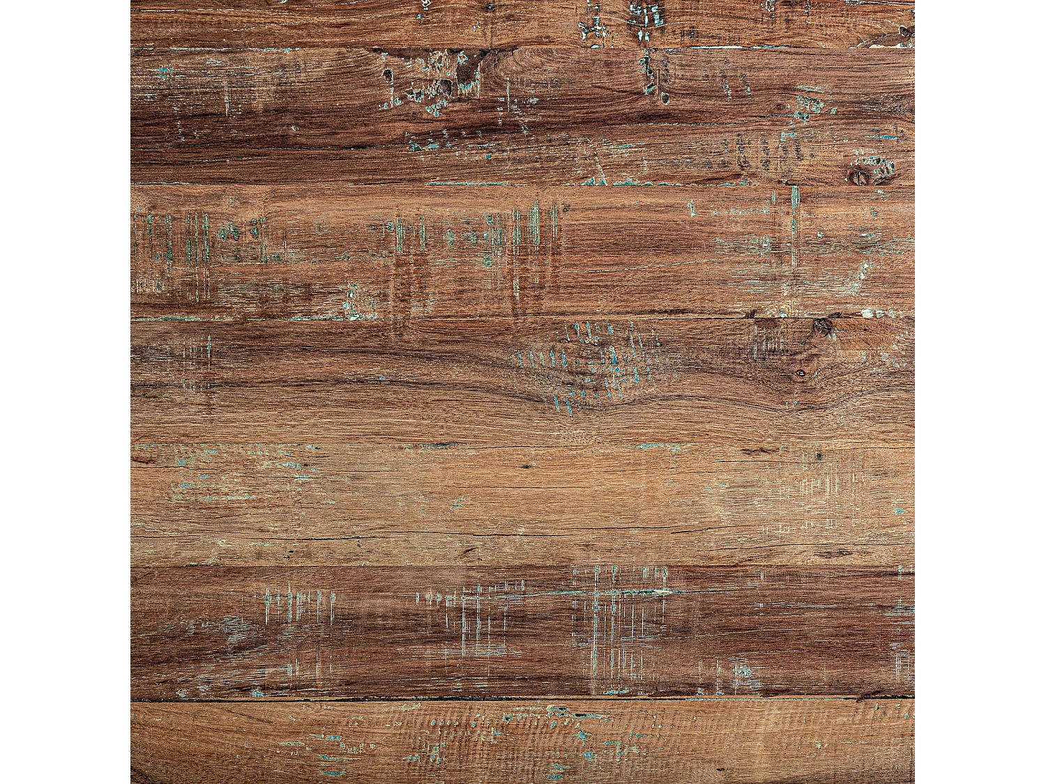 Table basse coloniale en bois naturel