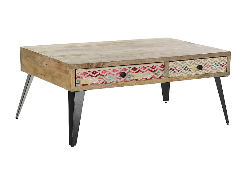 Table basse style industriel chic et pratique