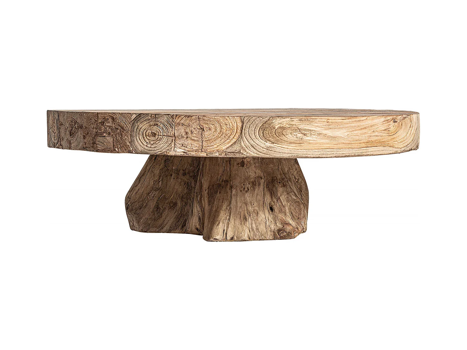 Table basse Nysted éco-chic en teka recyclée