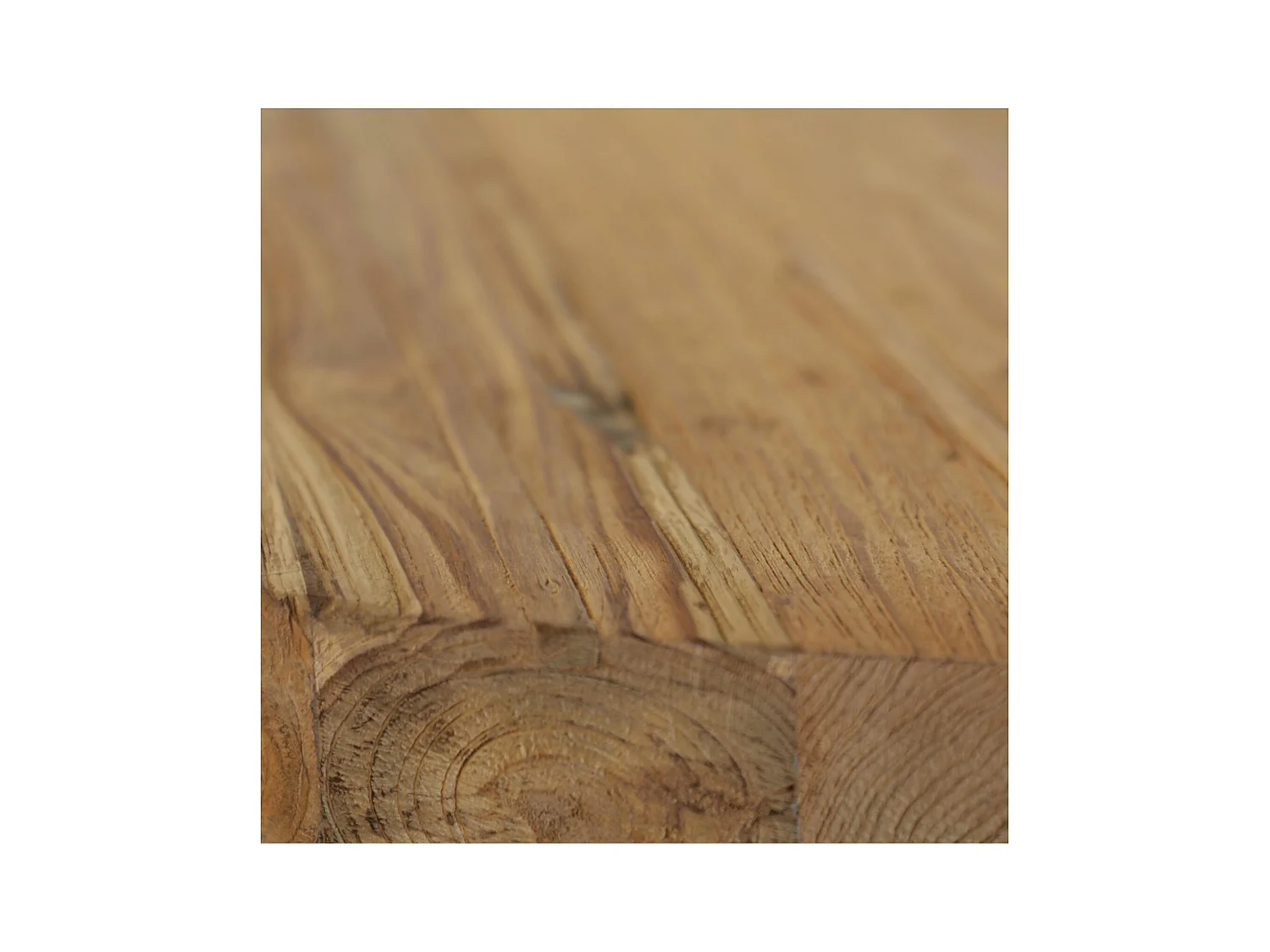 Table basse Nysted éco-chic en teka recyclée