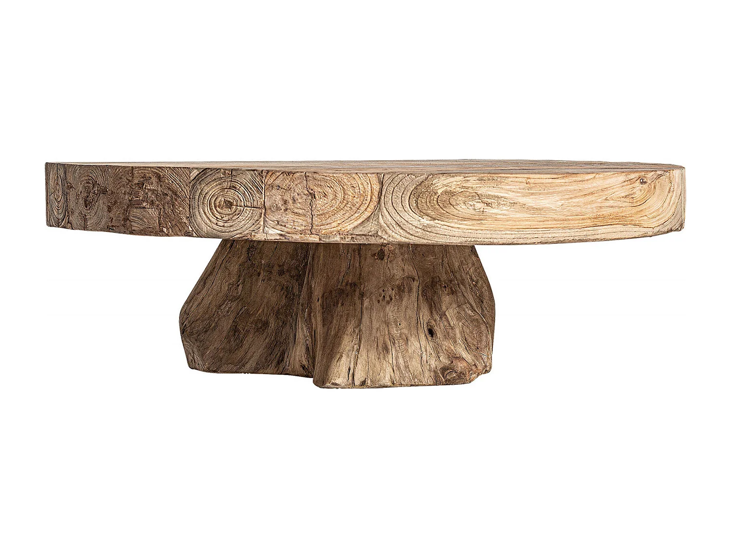 Table basse Nysted éco-chic en teka recyclée