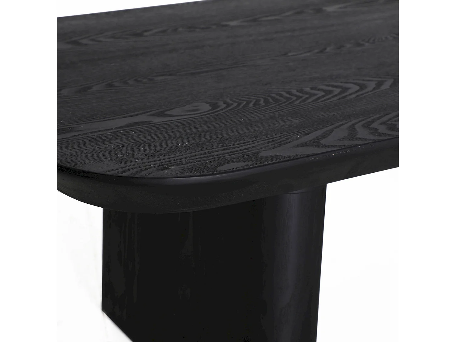 Table Basse Contemporaine Rognes Bois Noir