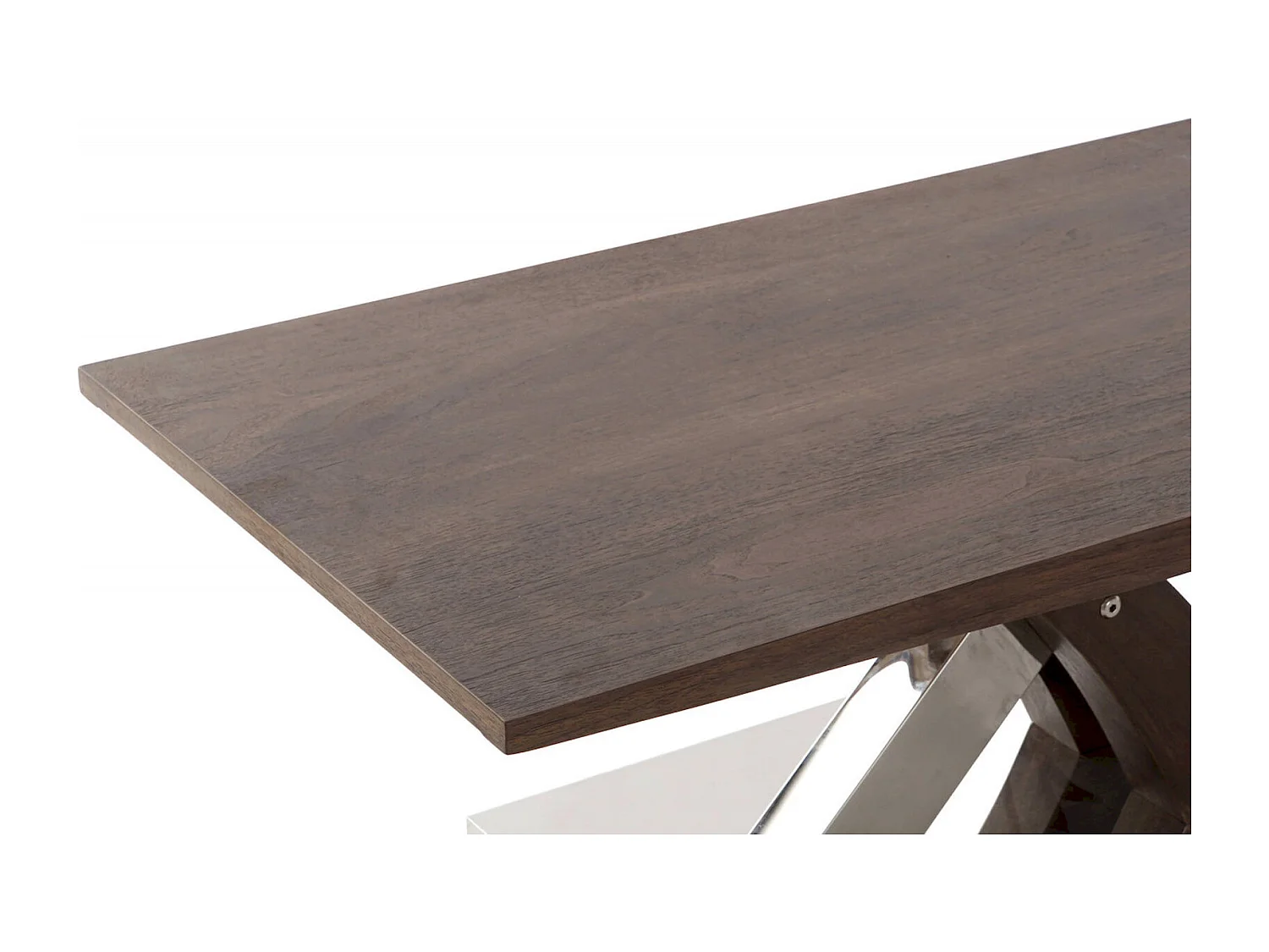 Table basse en bois design et acier élégant