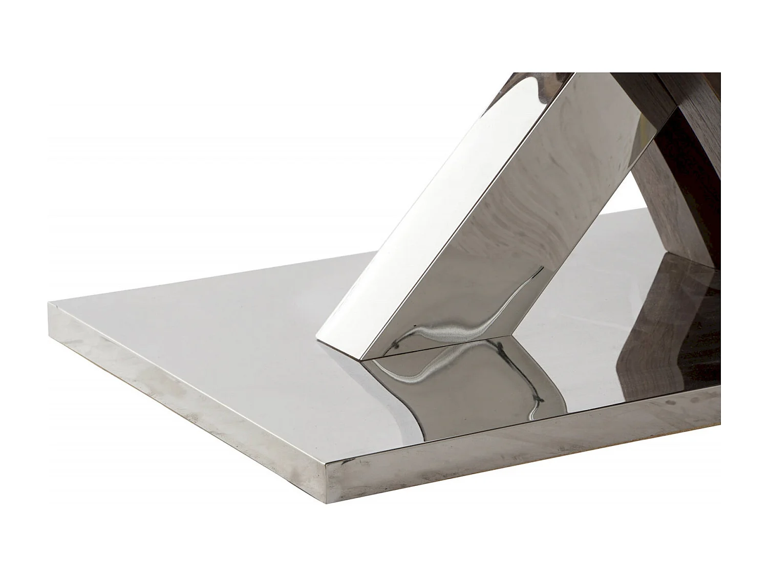 Table basse en bois design et acier élégant