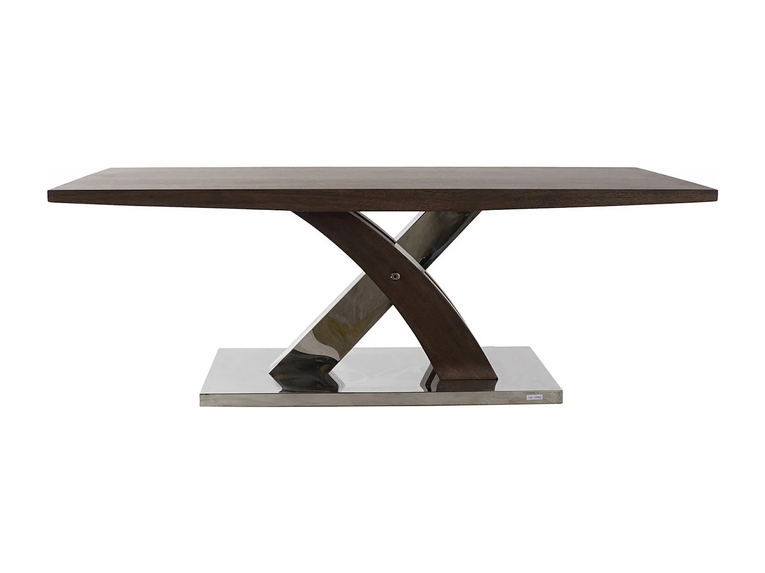 Table basse en bois design et acier élégant