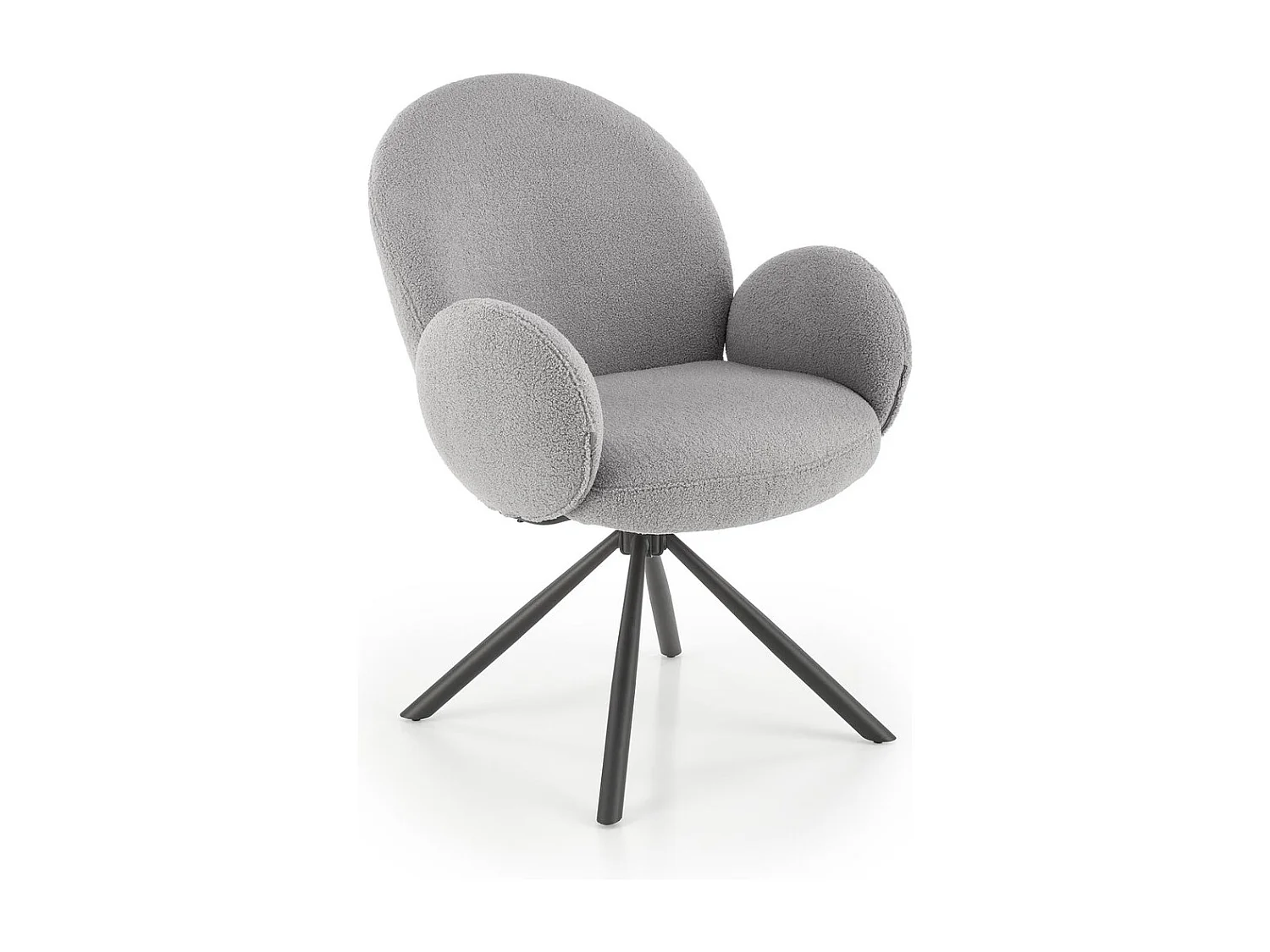 Esstisch Norton/Keramik/Metall/Ausziehbar/Schwarz&Beige