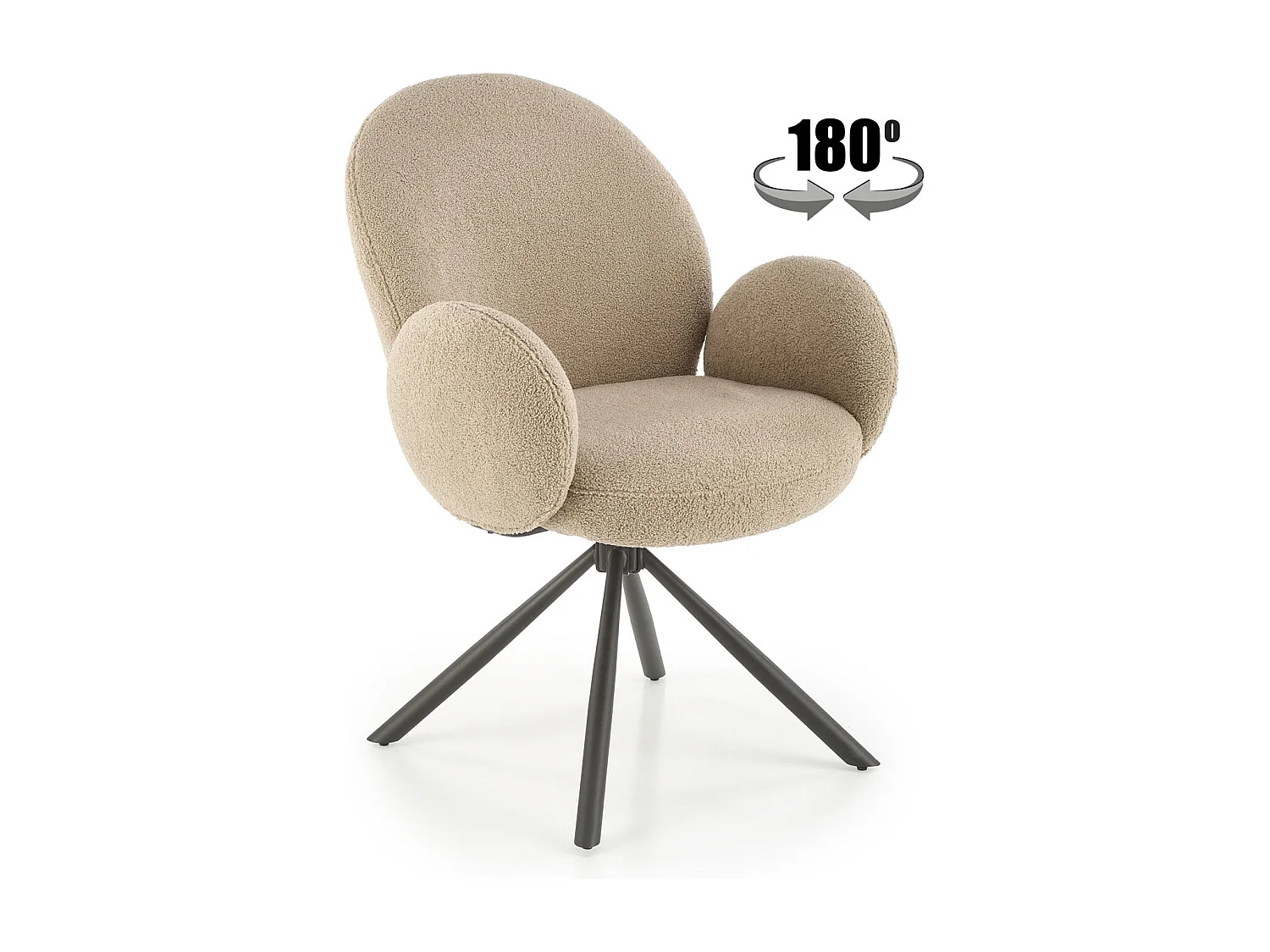 Esstisch Norton/Keramik/Metall/Ausziehbar/Schwarz