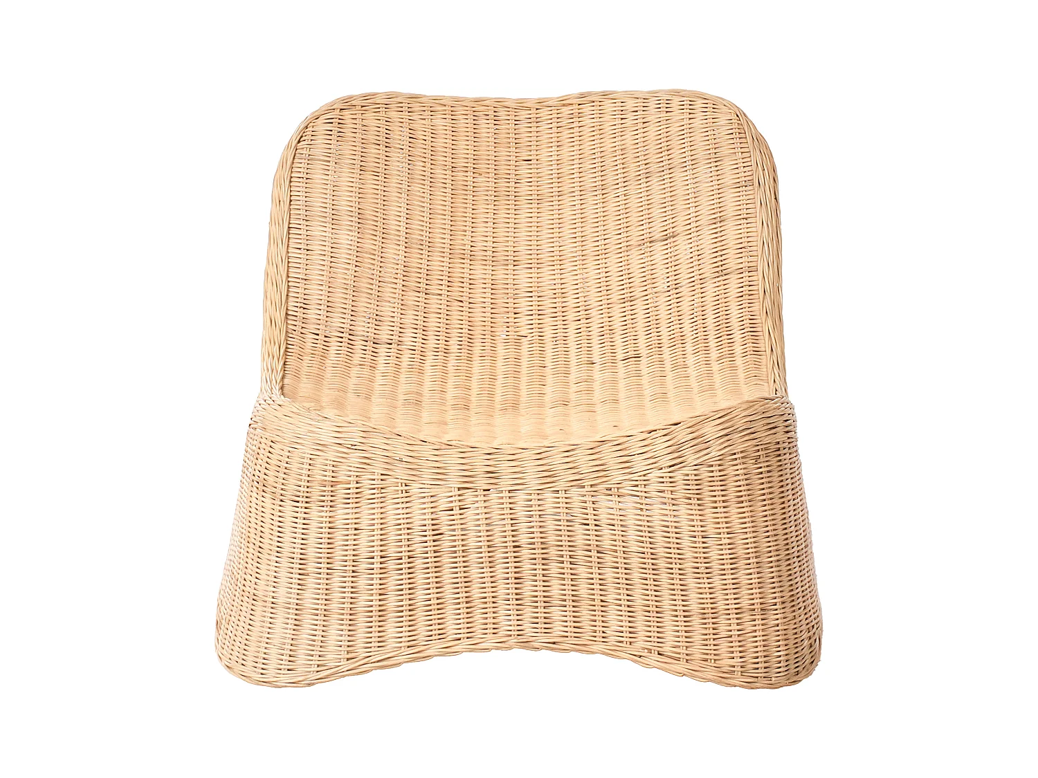 Fauteuil de jardin avec ottoman AIGANI Rotin Naturel