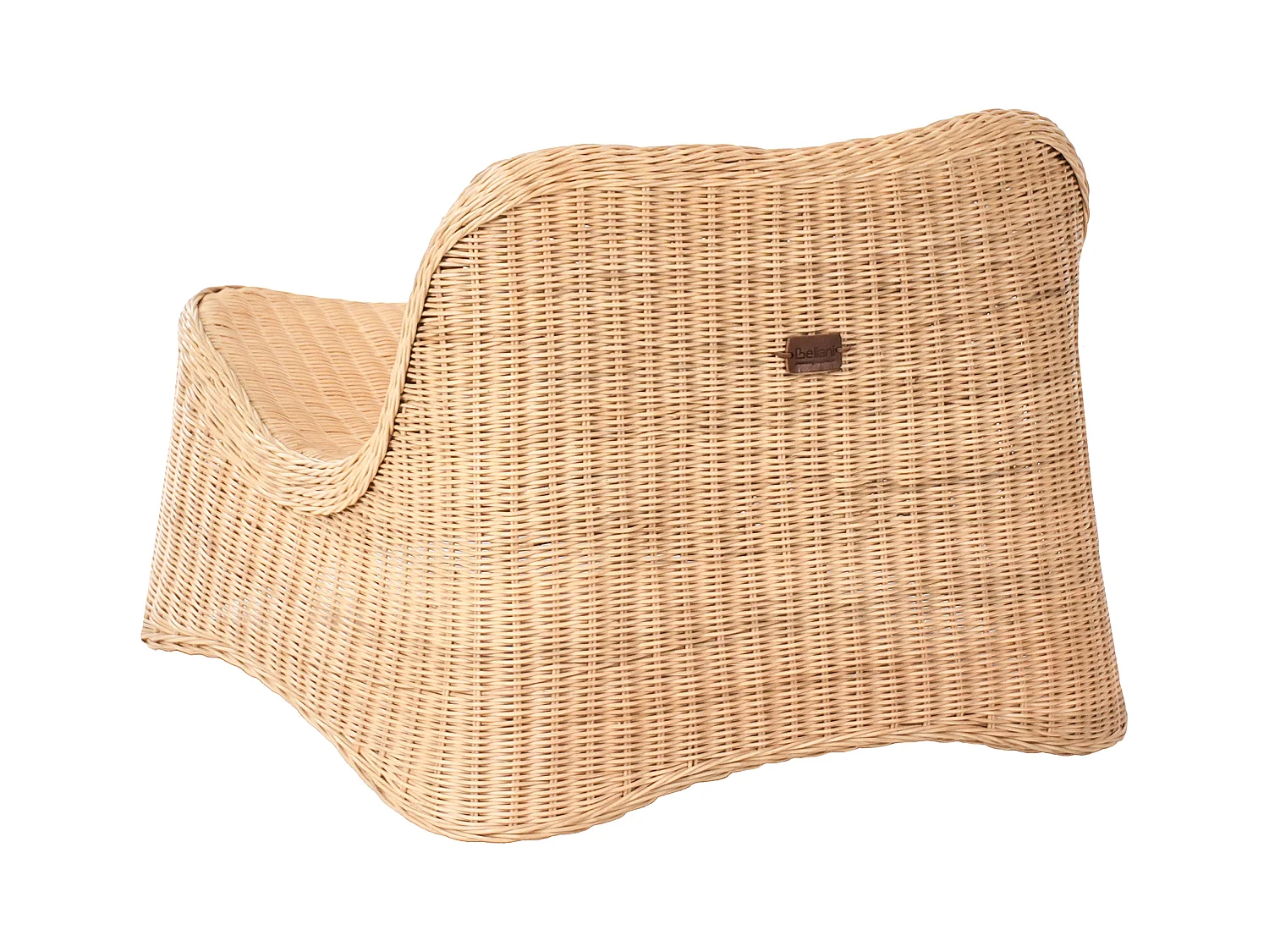 Fauteuil de jardin avec ottoman AIGANI Rotin Naturel