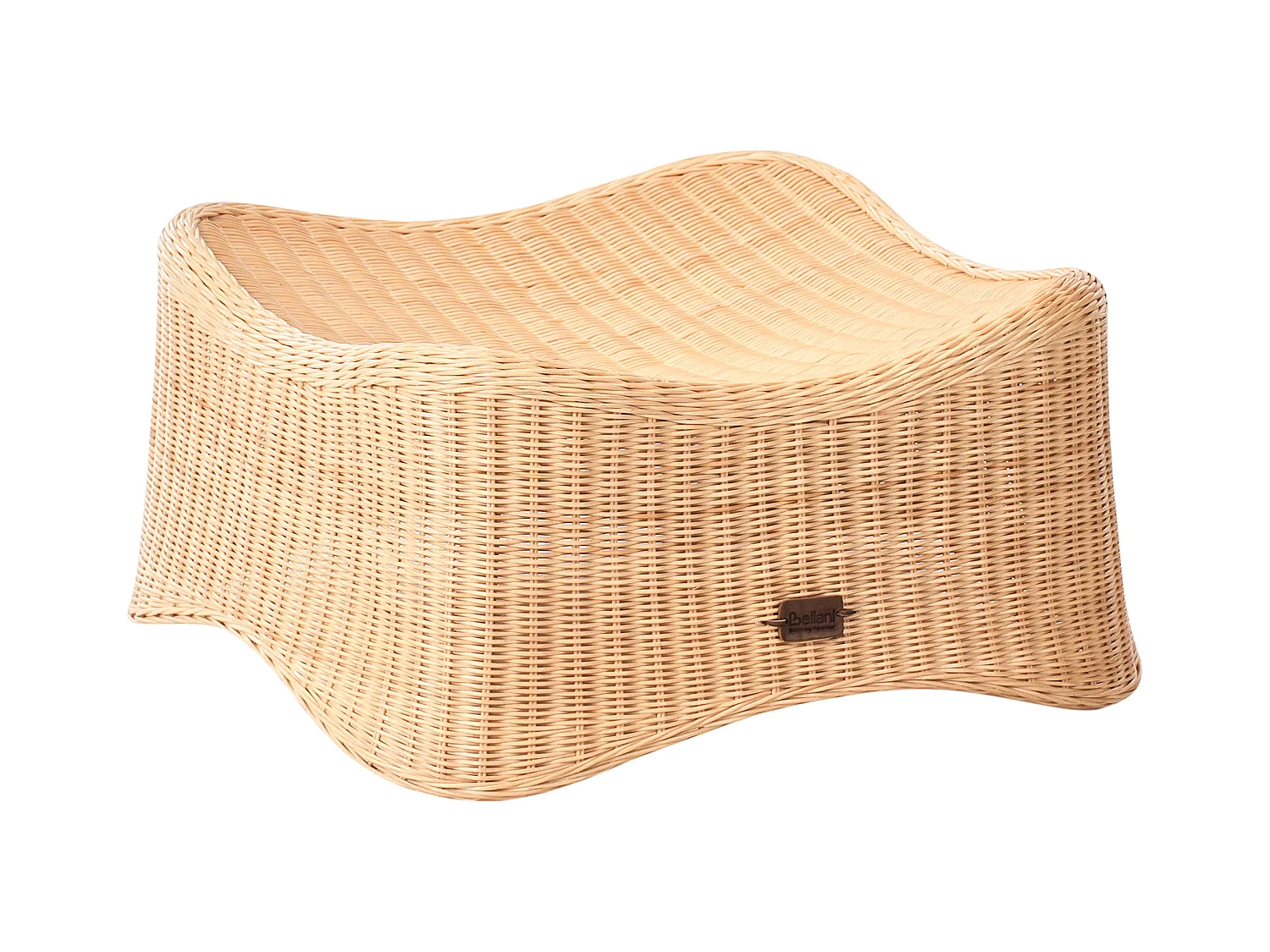 Fauteuil de jardin avec ottoman AIGANI Rotin Naturel