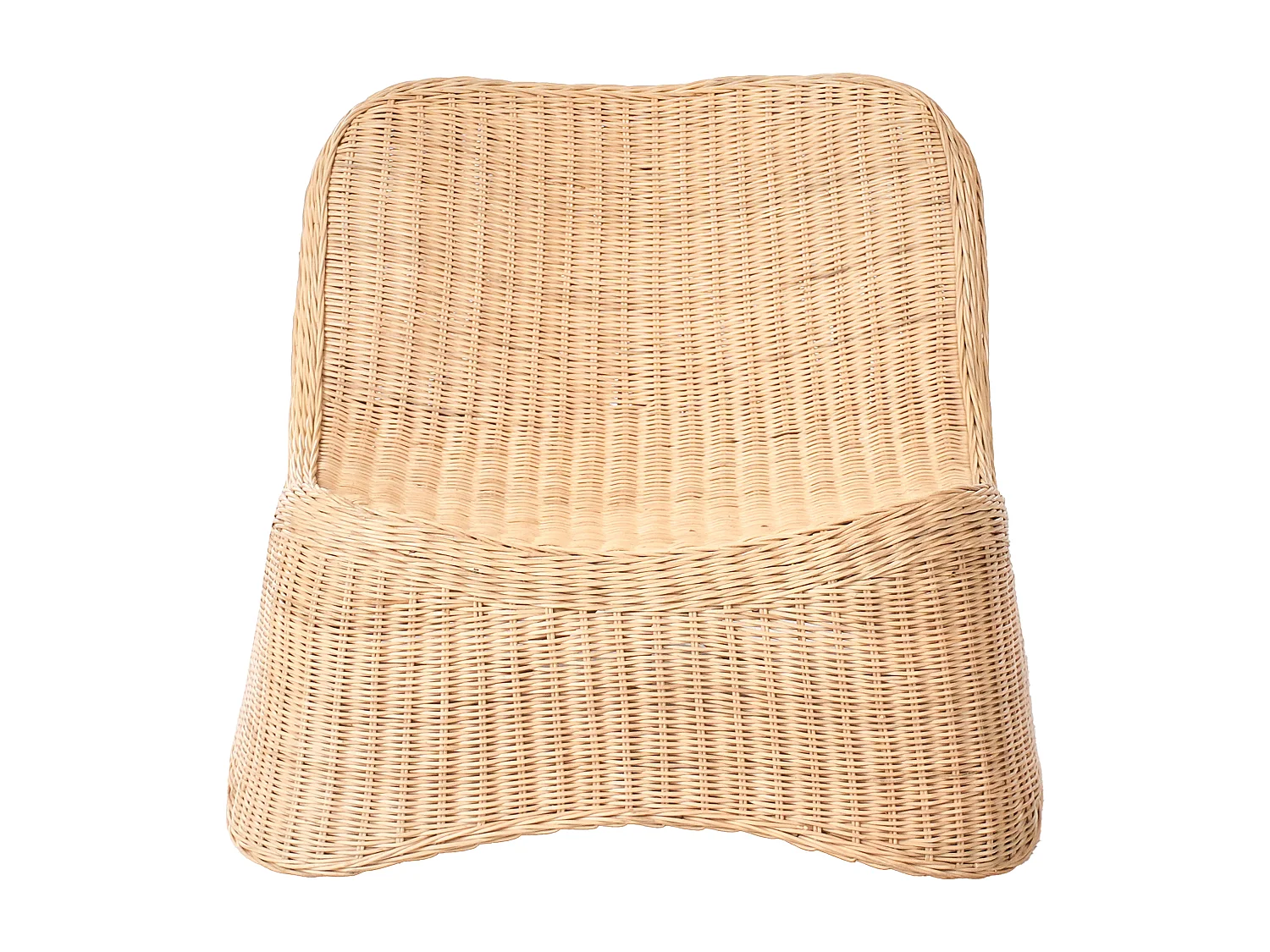 Fauteuil de jardin avec ottoman AIGANI Rotin Naturel