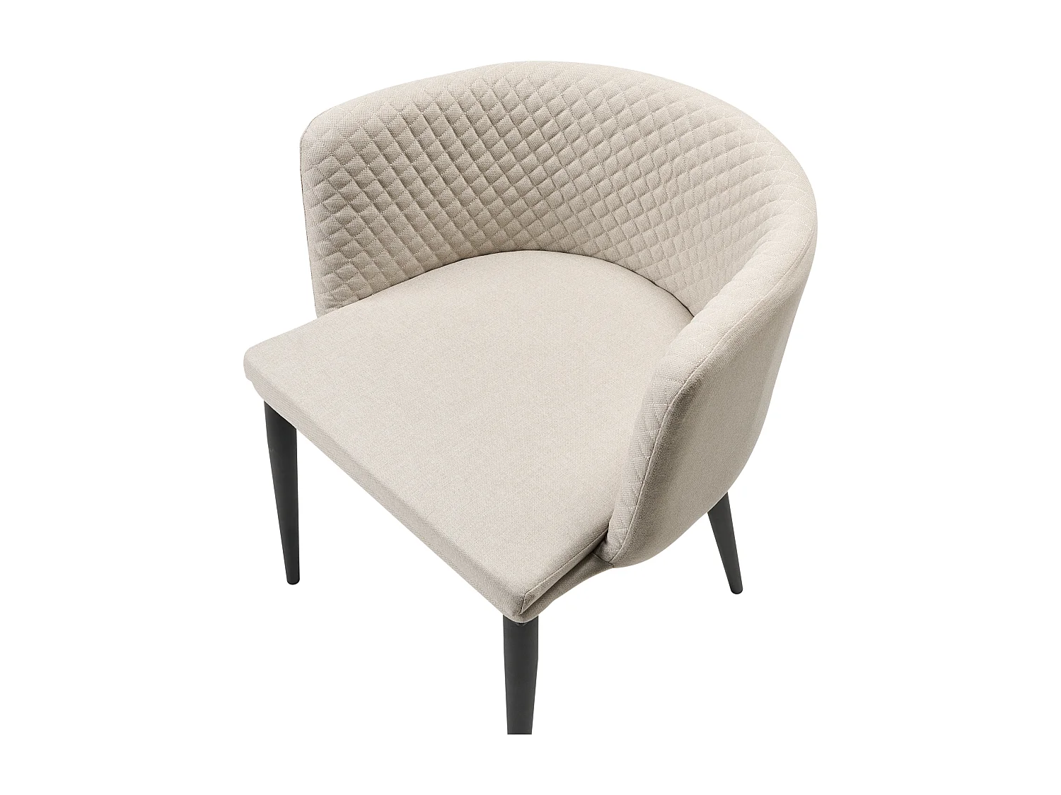 Lot de 2 chaises de jardin LIMASSON Tissu Beige