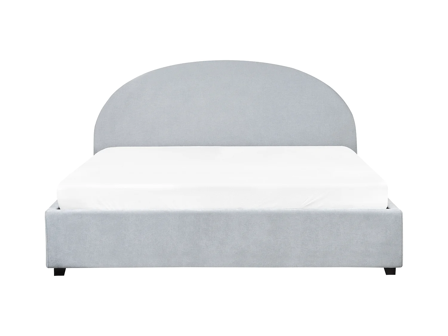 Lit ottoman Tissu VAUCLUSE 180 x 200 cm Bleu clair