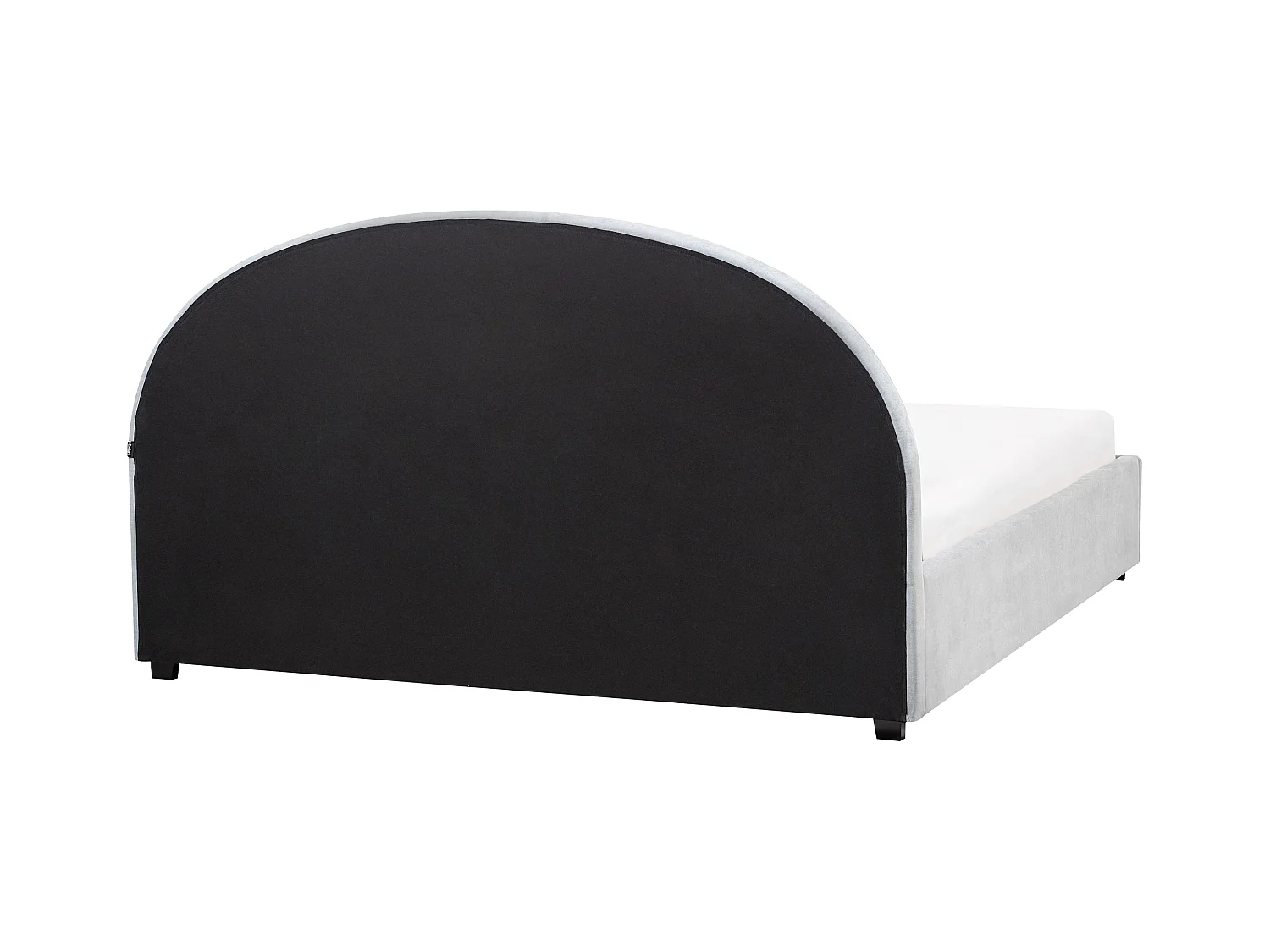 Lit ottoman Tissu VAUCLUSE 180 x 200 cm Bleu clair