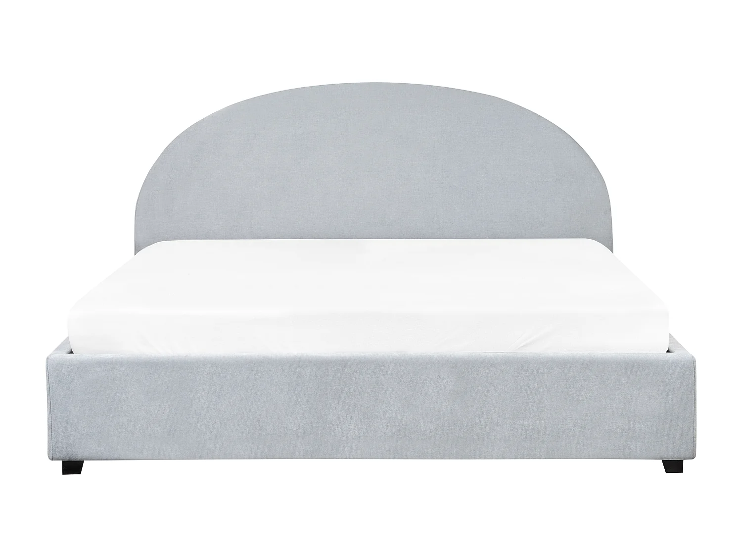 Lit ottoman Tissu VAUCLUSE 180 x 200 cm Bleu clair
