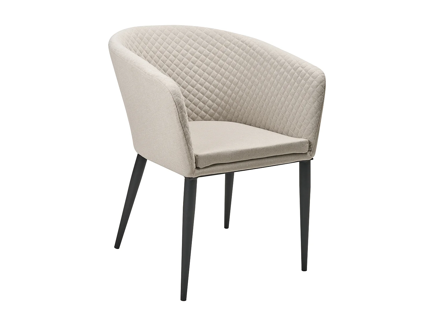 Lot de 2 chaises de jardin CURGOS Tissu Beige