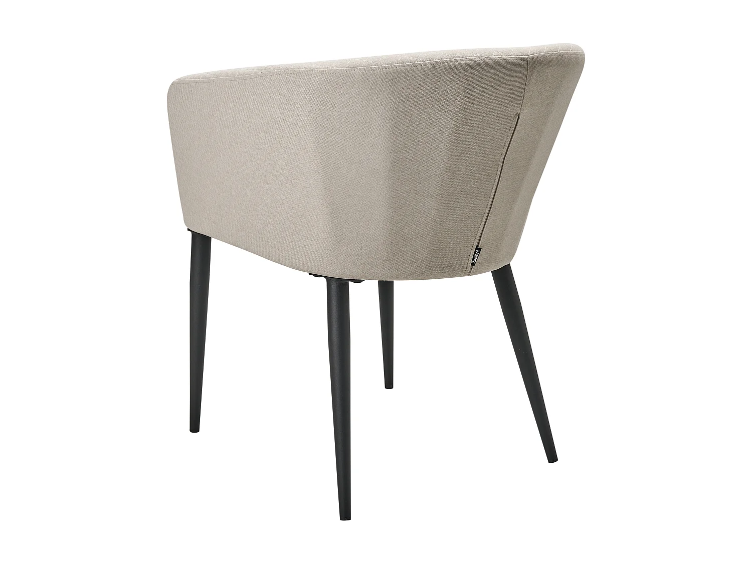 Lot de 2 chaises de jardin CURGOS Tissu Beige