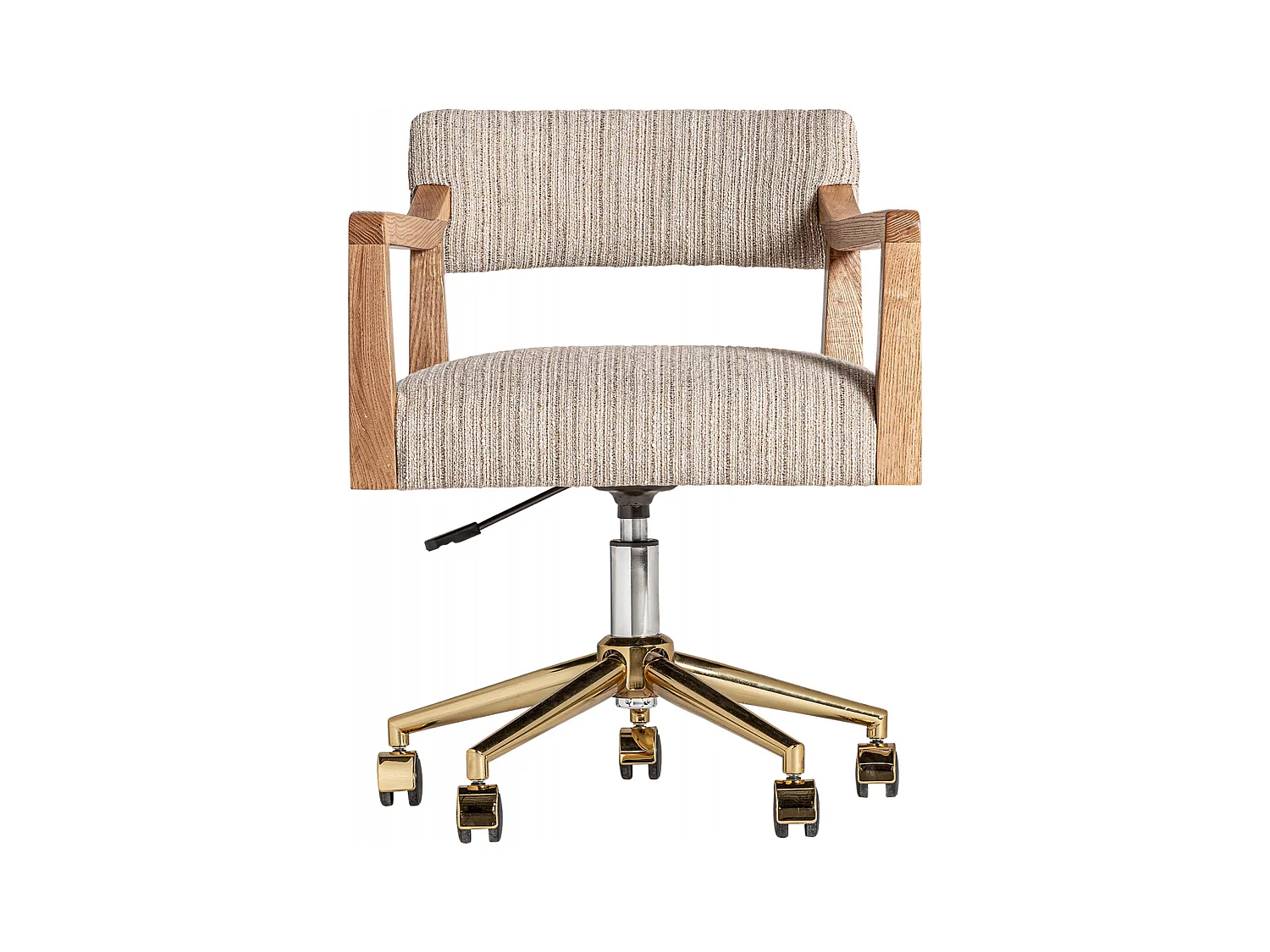 Chaise de bureau Nozay élévatrice en bois noble