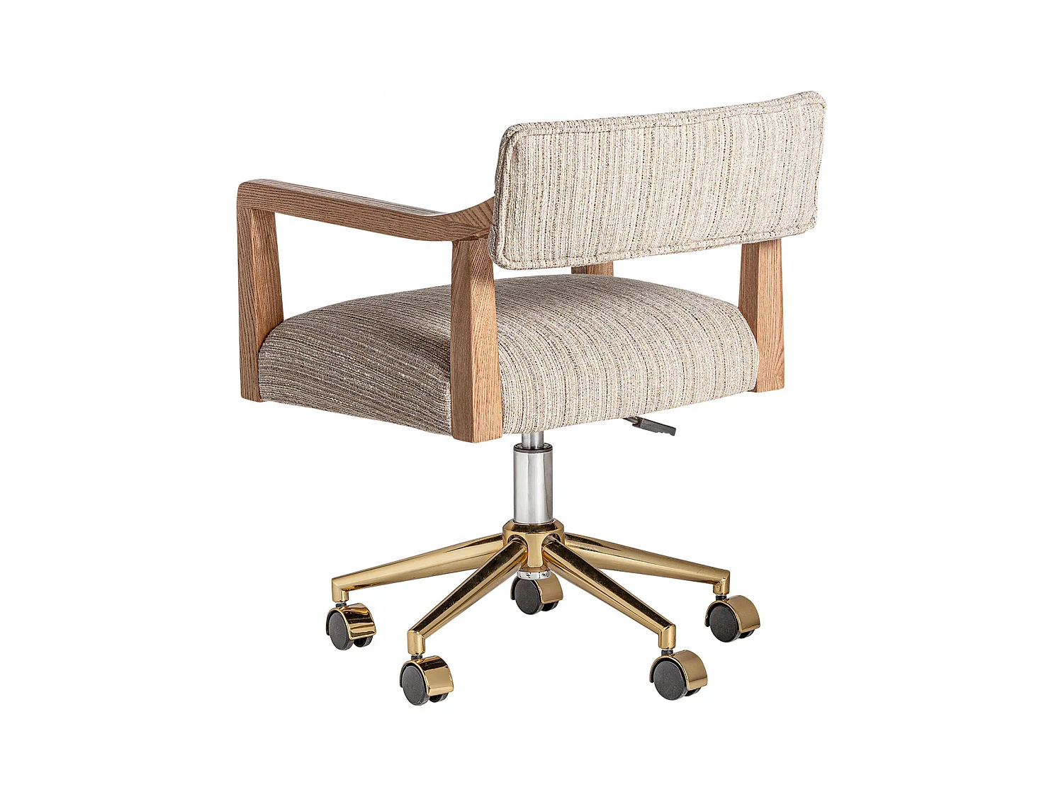 Chaise de bureau Nozay élévatrice en bois noble