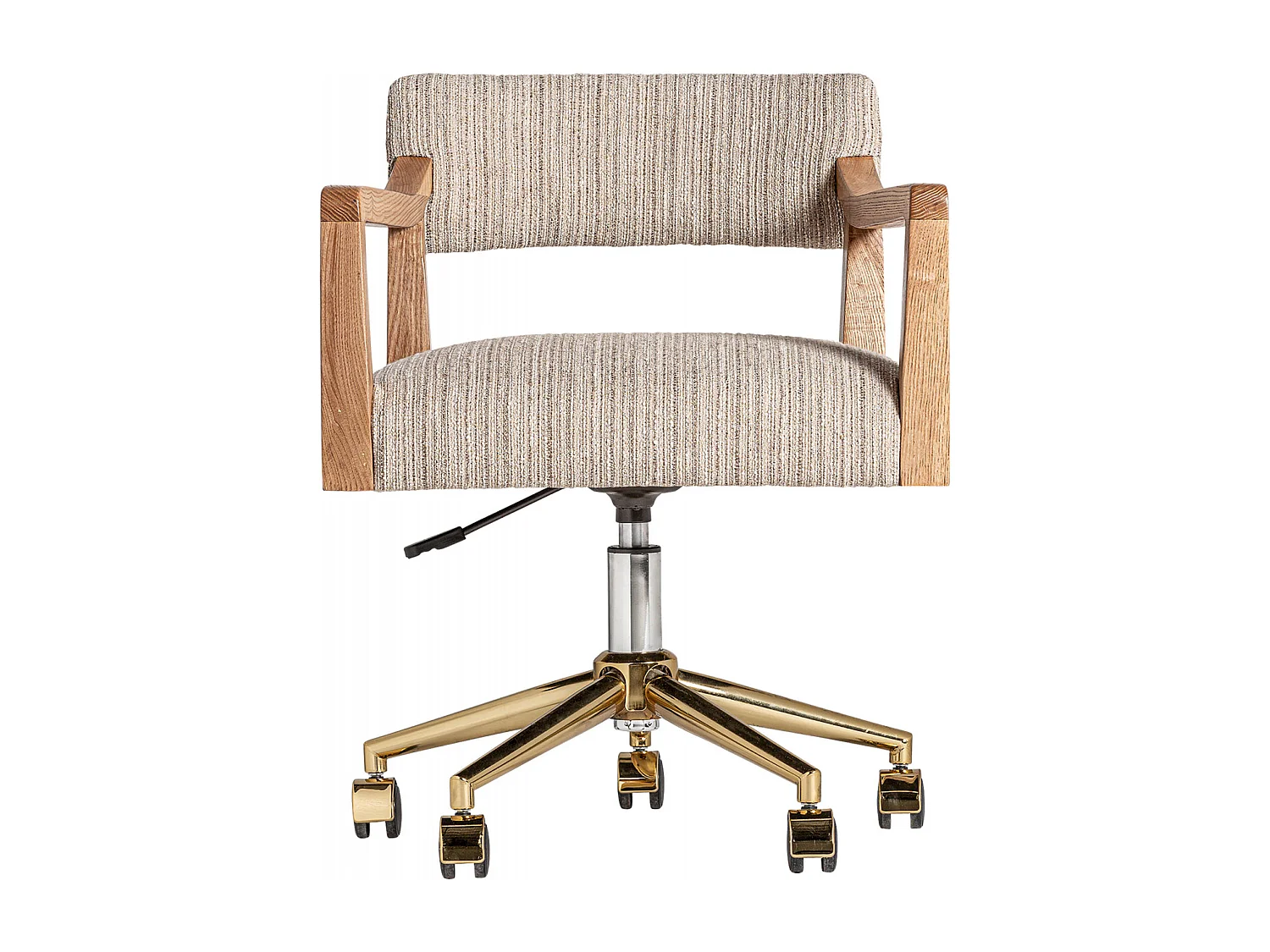 Chaise de bureau Nozay élévatrice en bois noble