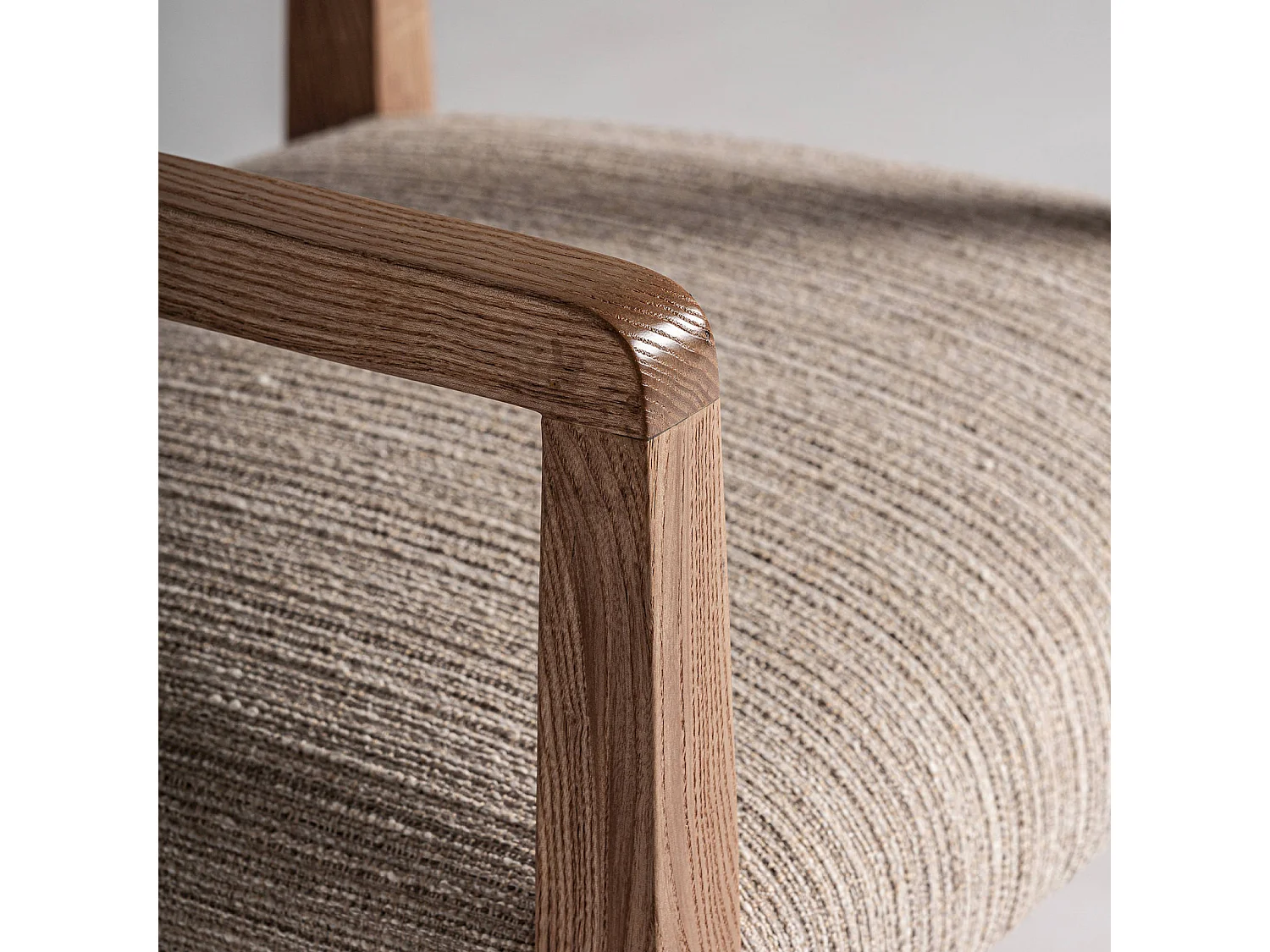 Chaise de bureau Nozay élévatrice en bois noble