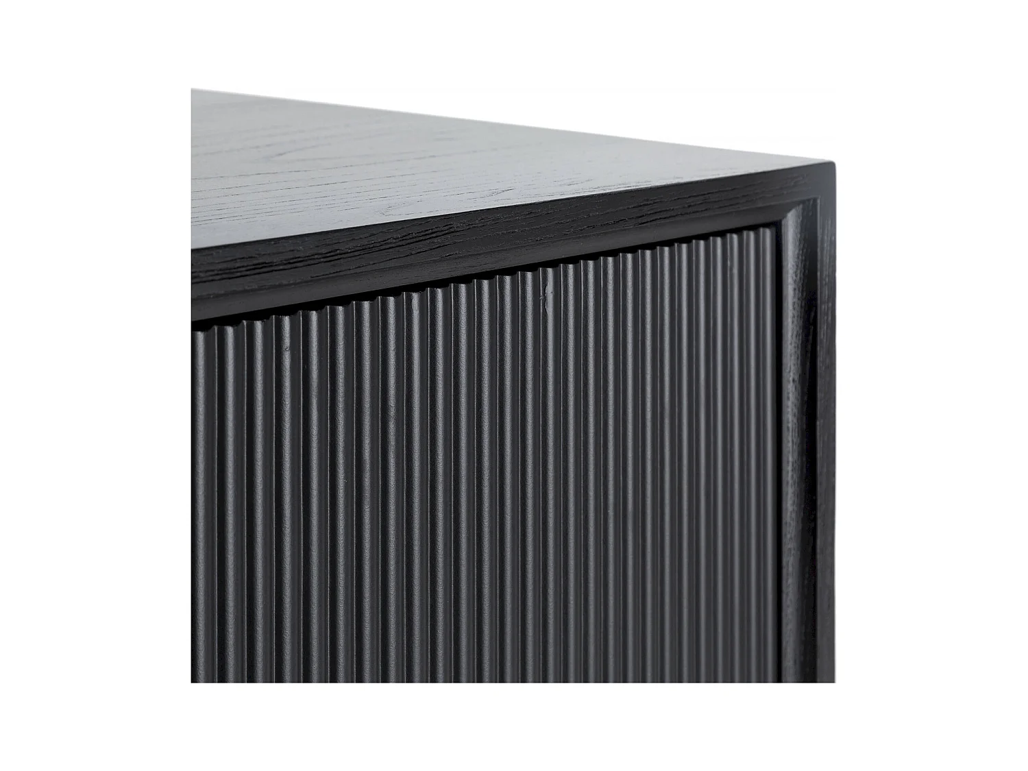 Armoire élégante noir et doré en orme