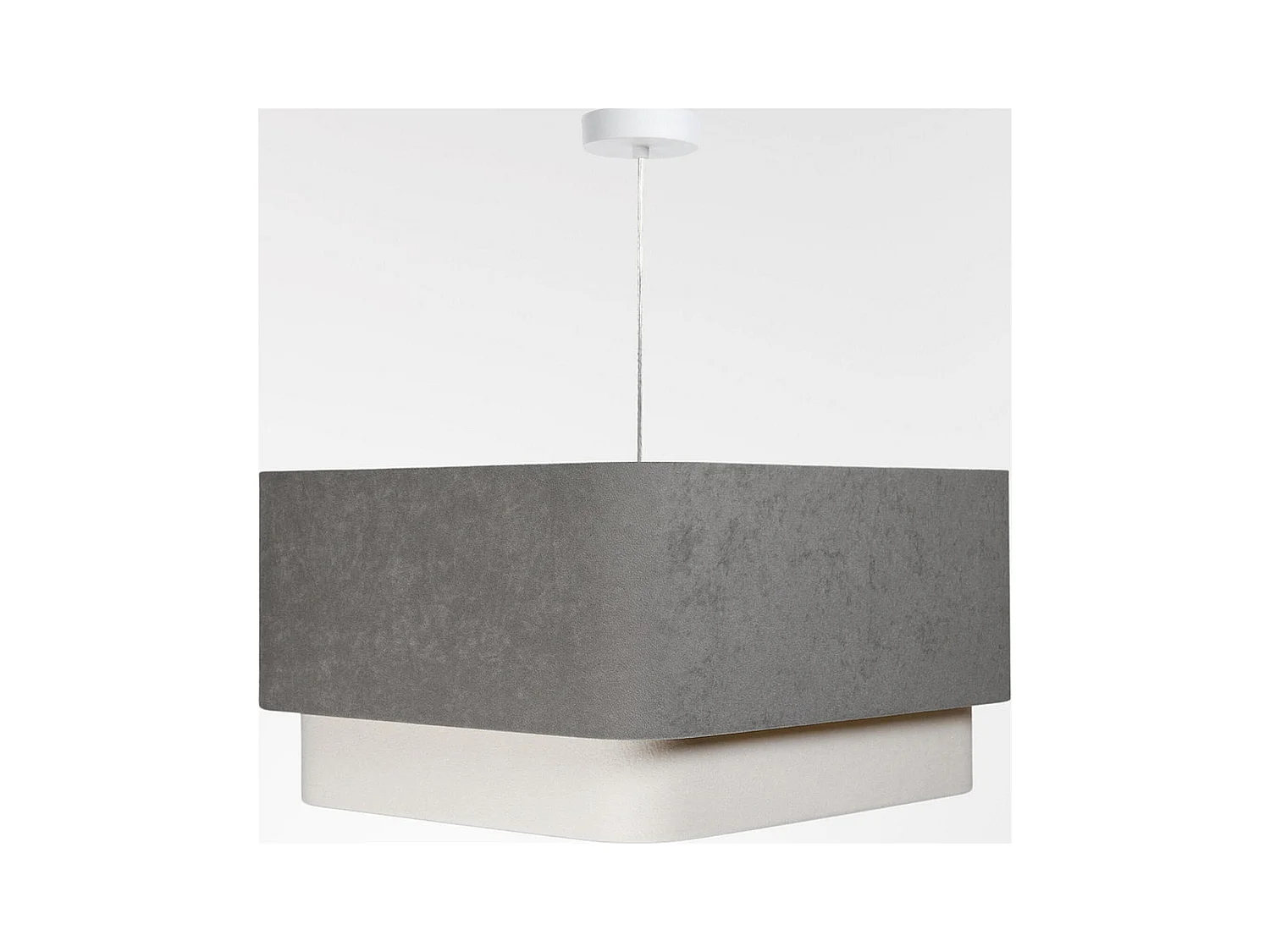 Suspension élégante velours et finitions dorées