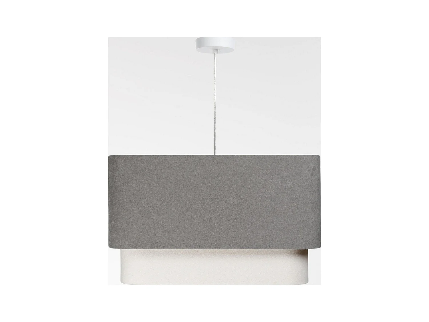 Suspension élégante velours et finitions dorées