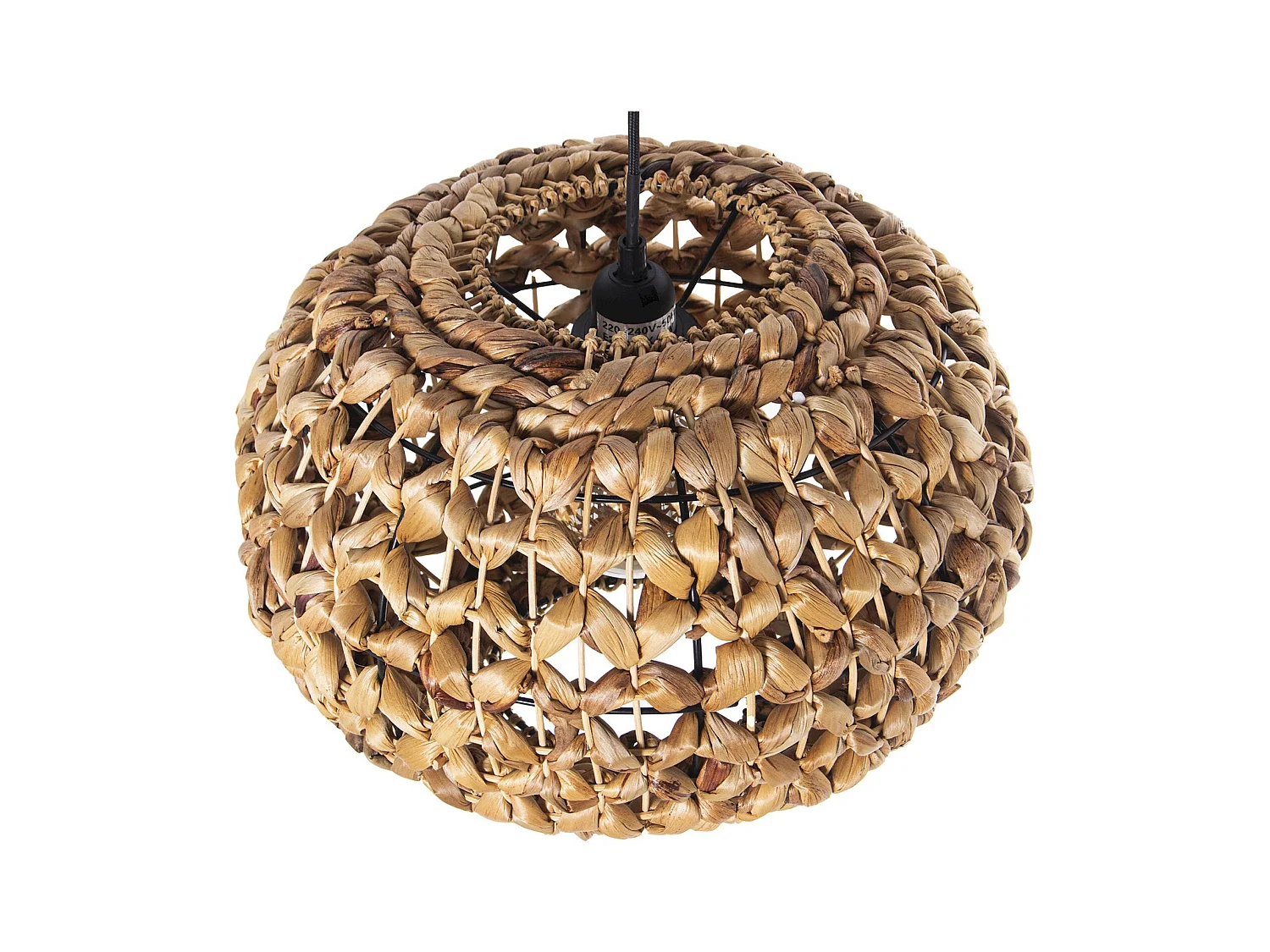 Suspension rotin tressé élégance chaleureuse pour intérieurs