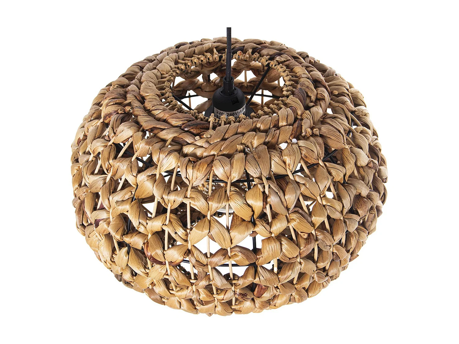 Suspension rotin tressé élégance chaleureuse pour intérieurs