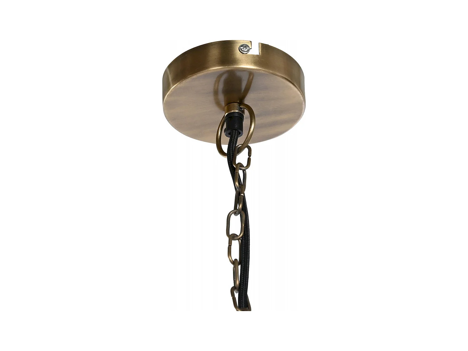 Suspension triple niveaux dorée pour élégance intérieure