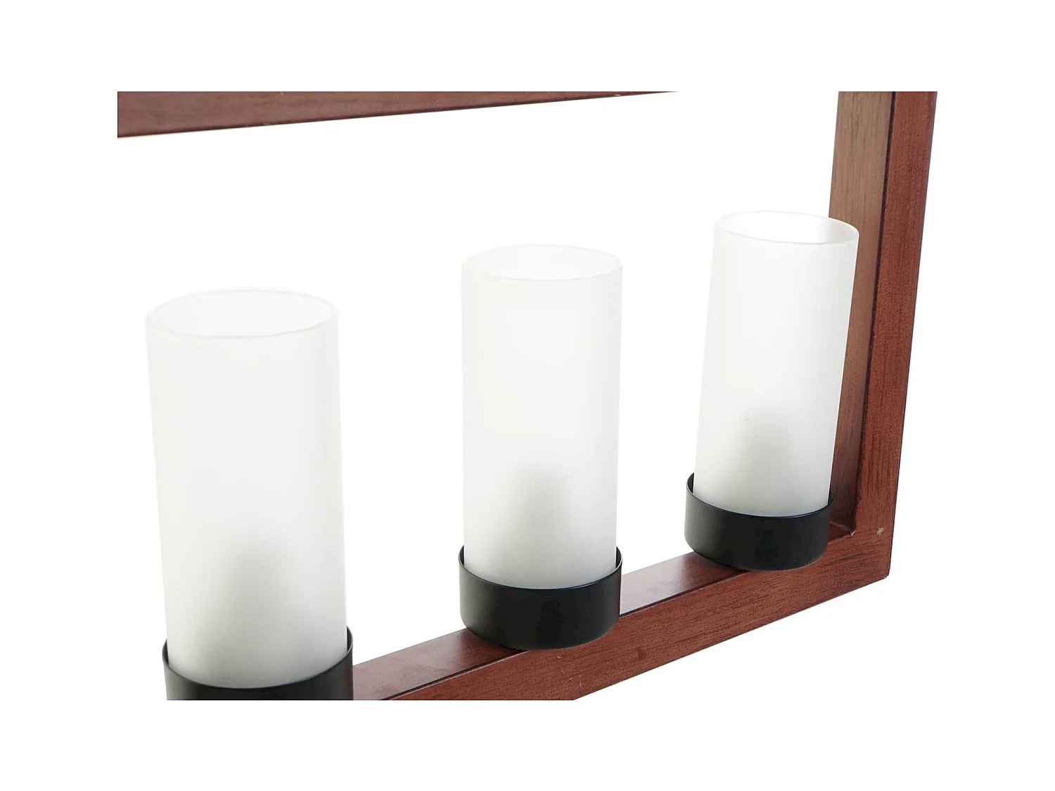 Suspension effet bois élégant pour intérieur moderne