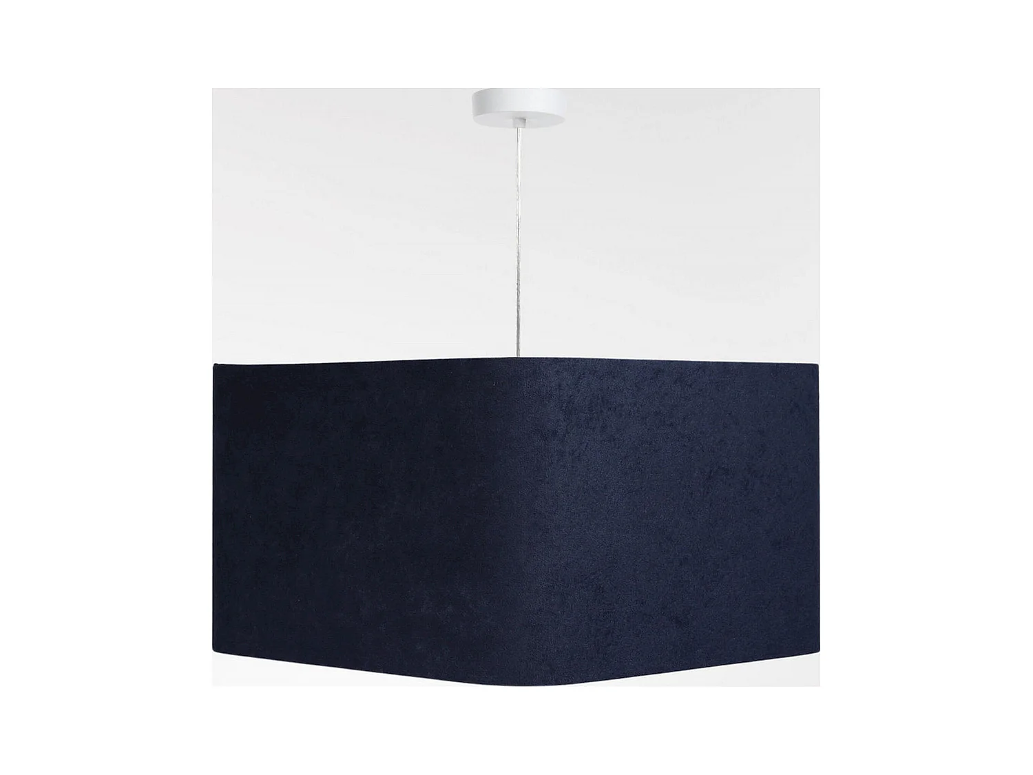 Suspension éclat d'élégance velours - Hauteur 25 cm