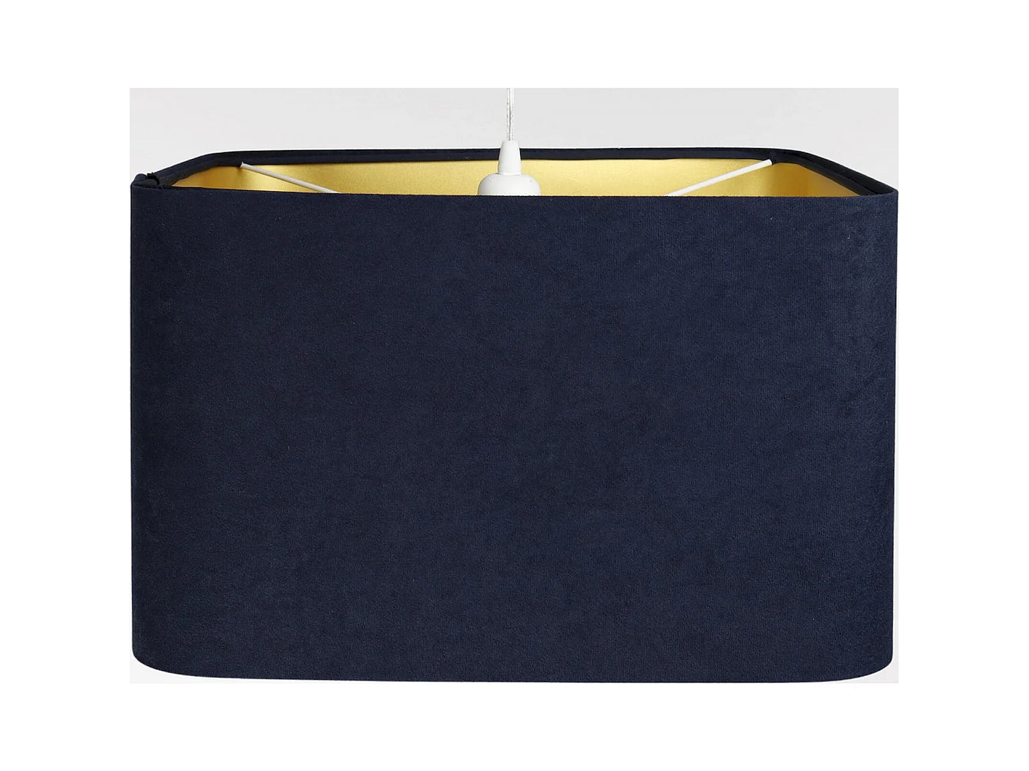 Suspension éclat d'élégance velours - Hauteur 25 cm