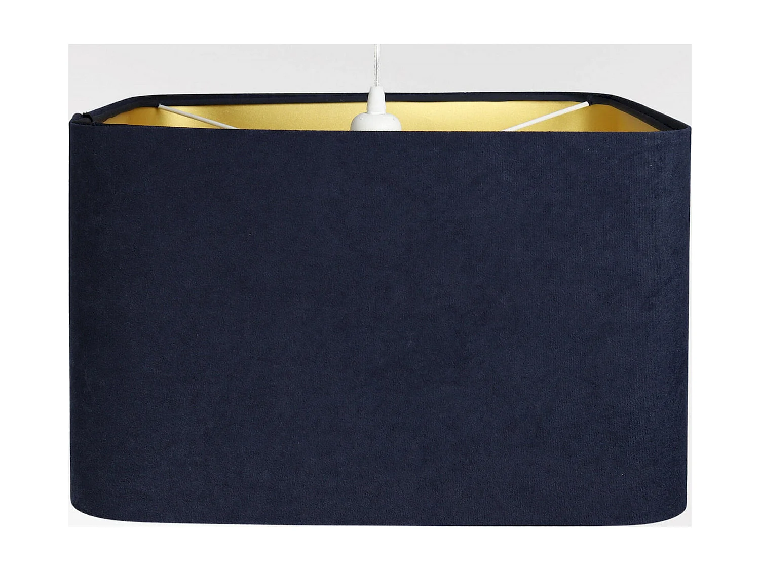 Suspension éclat d'élégance velours - Hauteur 25 cm