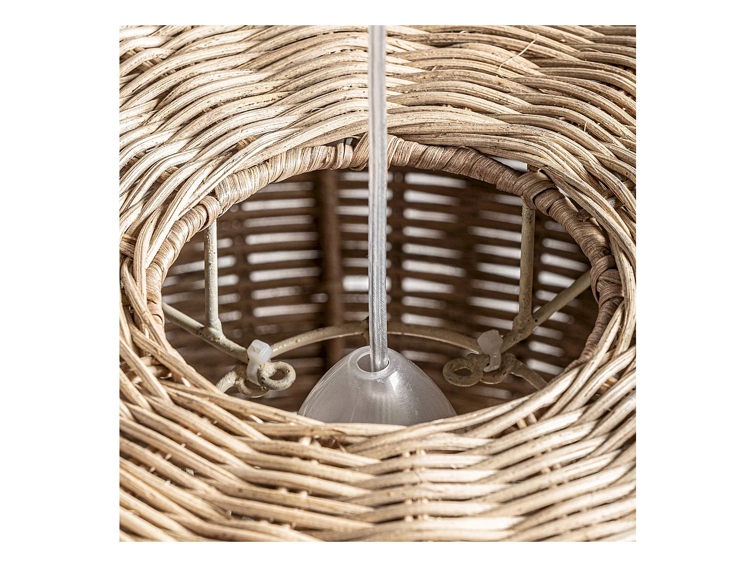 Suspension Tekax Boho Chic en Ratán Naturale