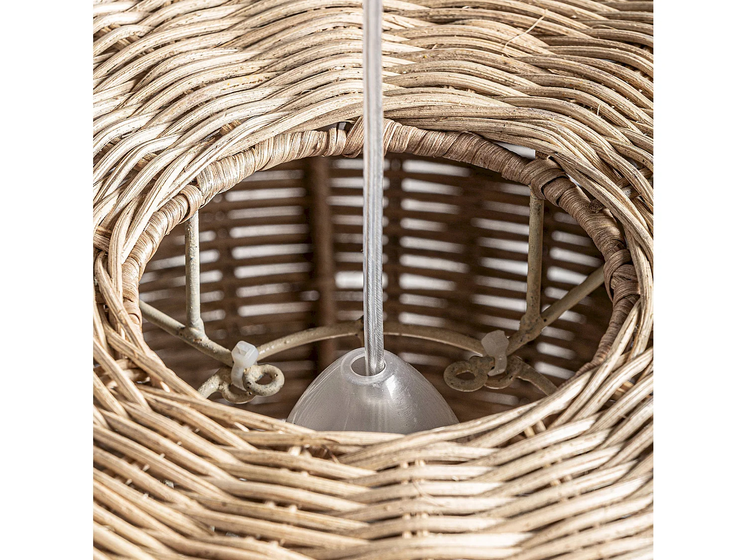 Suspension Tekax Boho Chic en Ratán Naturale