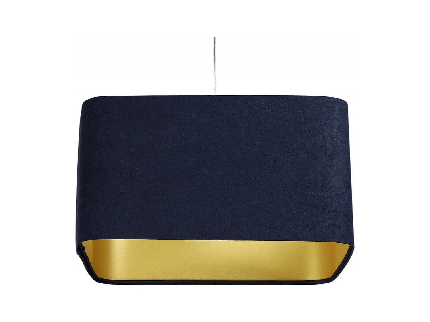 Suspension éclat d'élégance velours - Hauteur 30 cm