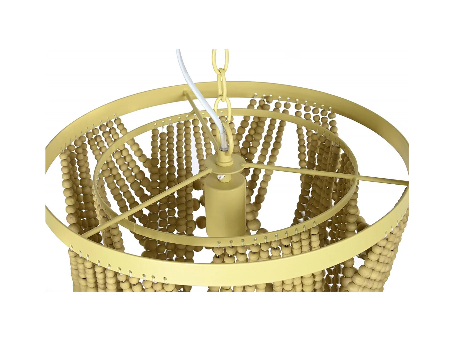 Suspension bois et métal design bohème chic