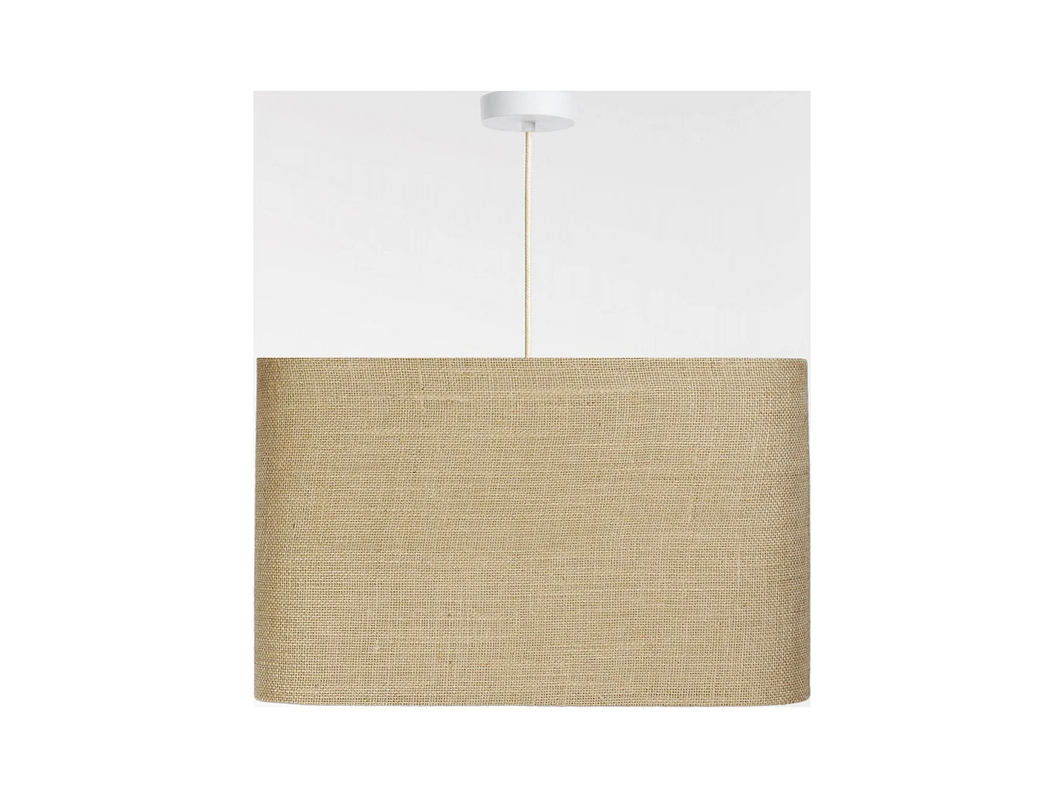 Suspension tendance en jute naturel - Hauteur 20 cm