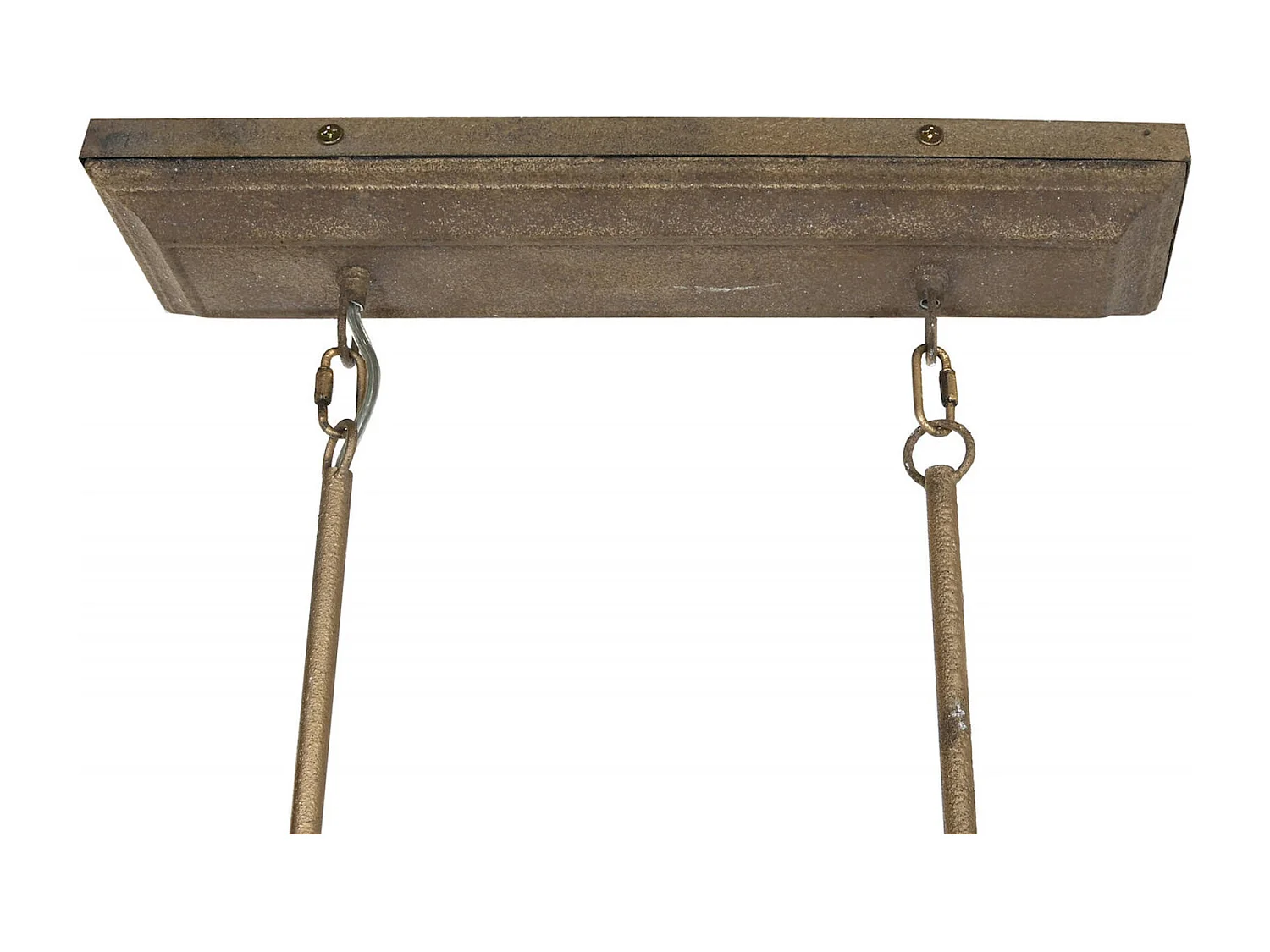 Suspension chic vintage en métal effet vieilli