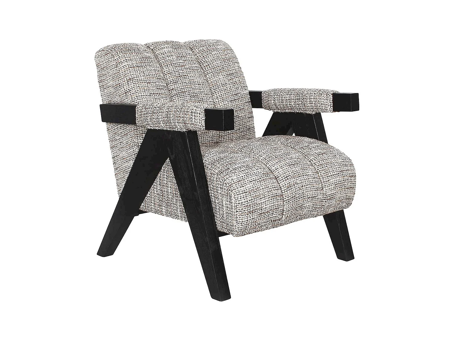 Chaise lounge Clover en bois clair