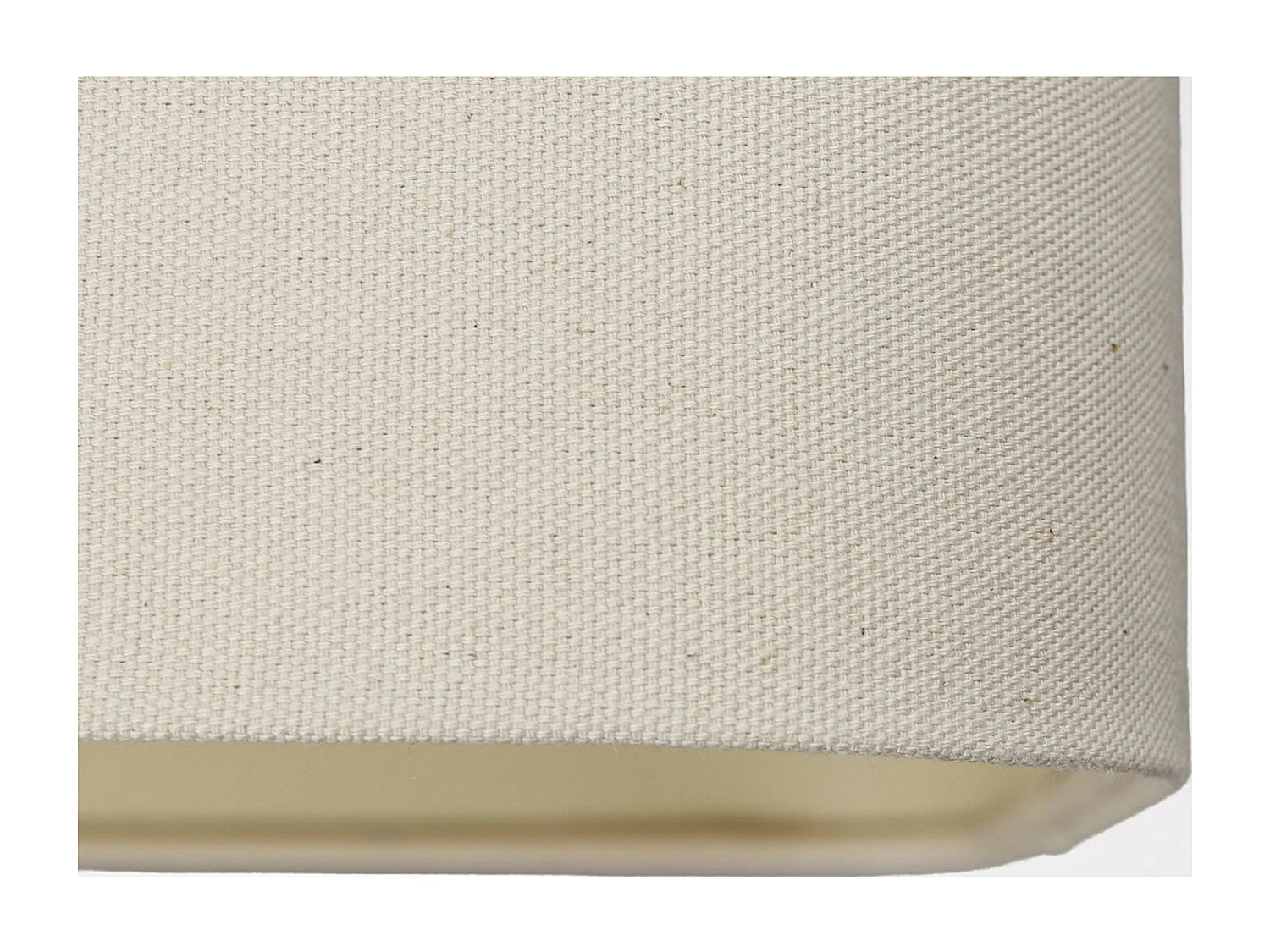 Suspension élégante en lin beige - Hauteur 30 cm