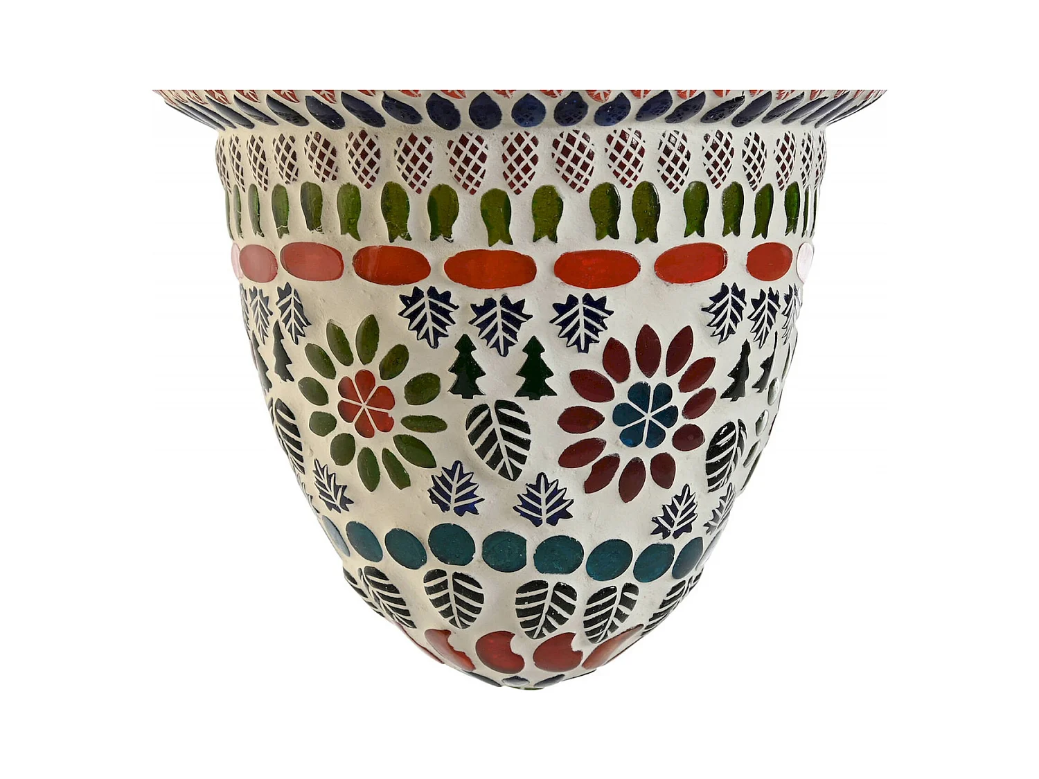 Suspension design mosaïque colorée pour intérieur chic