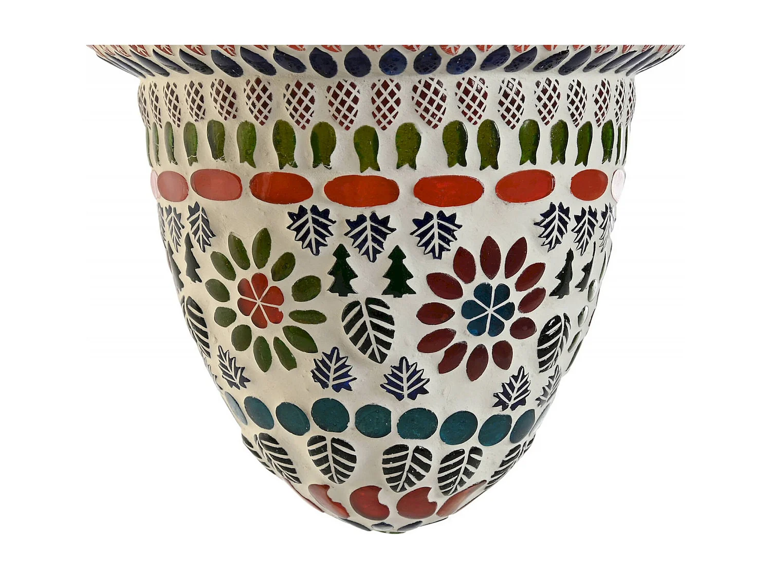 Suspension design mosaïque colorée pour intérieur chic