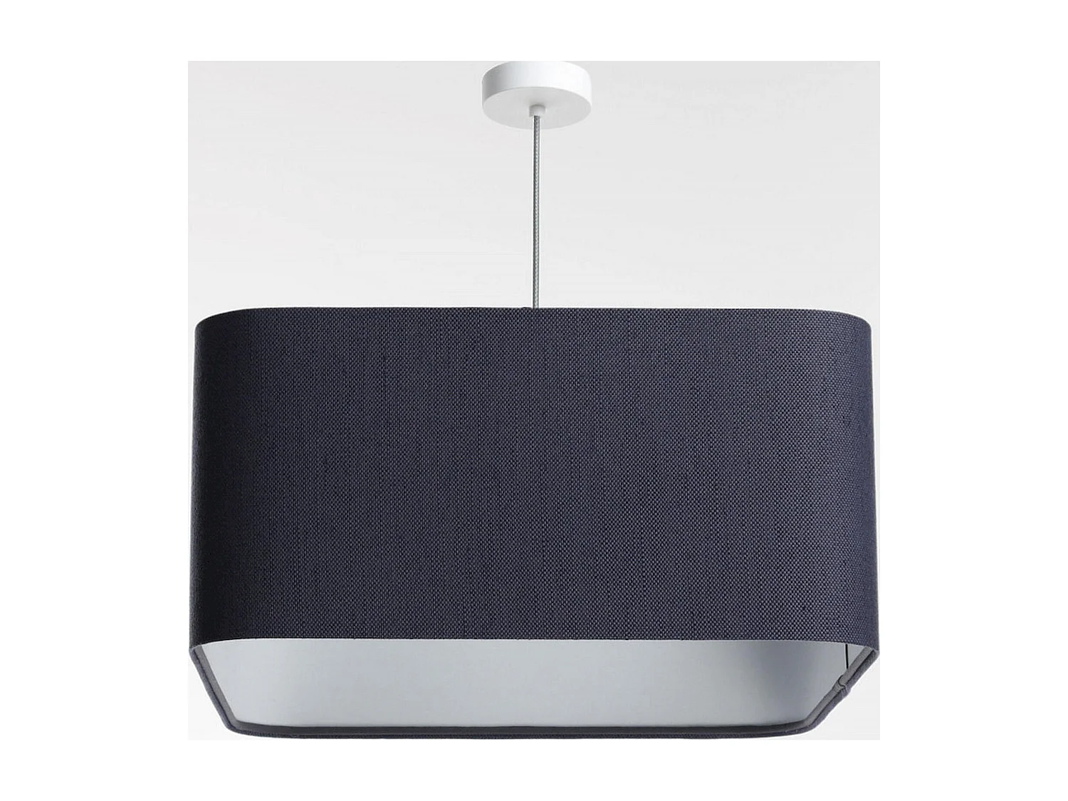 Suspension textile carrée - Hauteur 25 cm