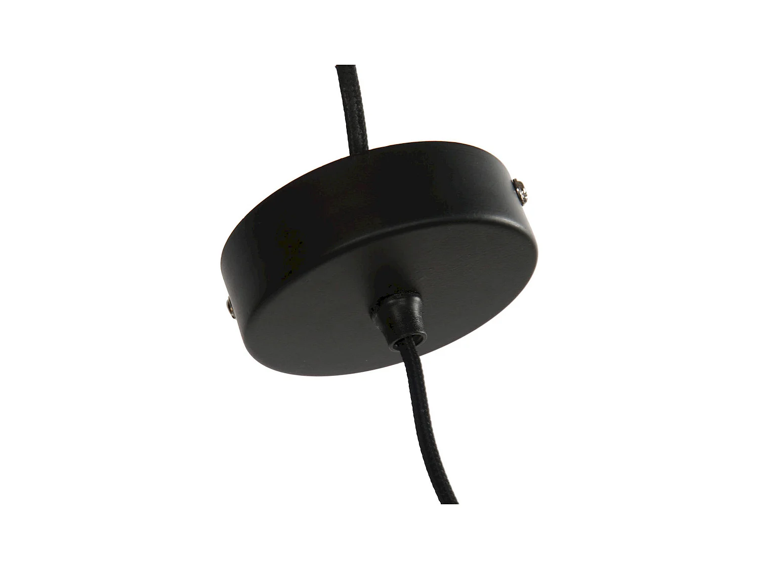 Suspension élégante en jute et métal pour salon chaleureux