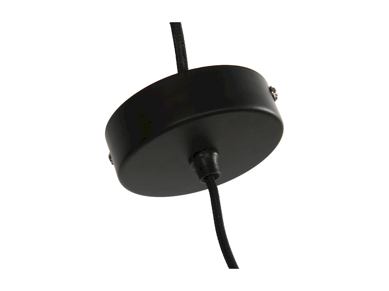 Suspension élégante en jute et métal pour salon chaleureux