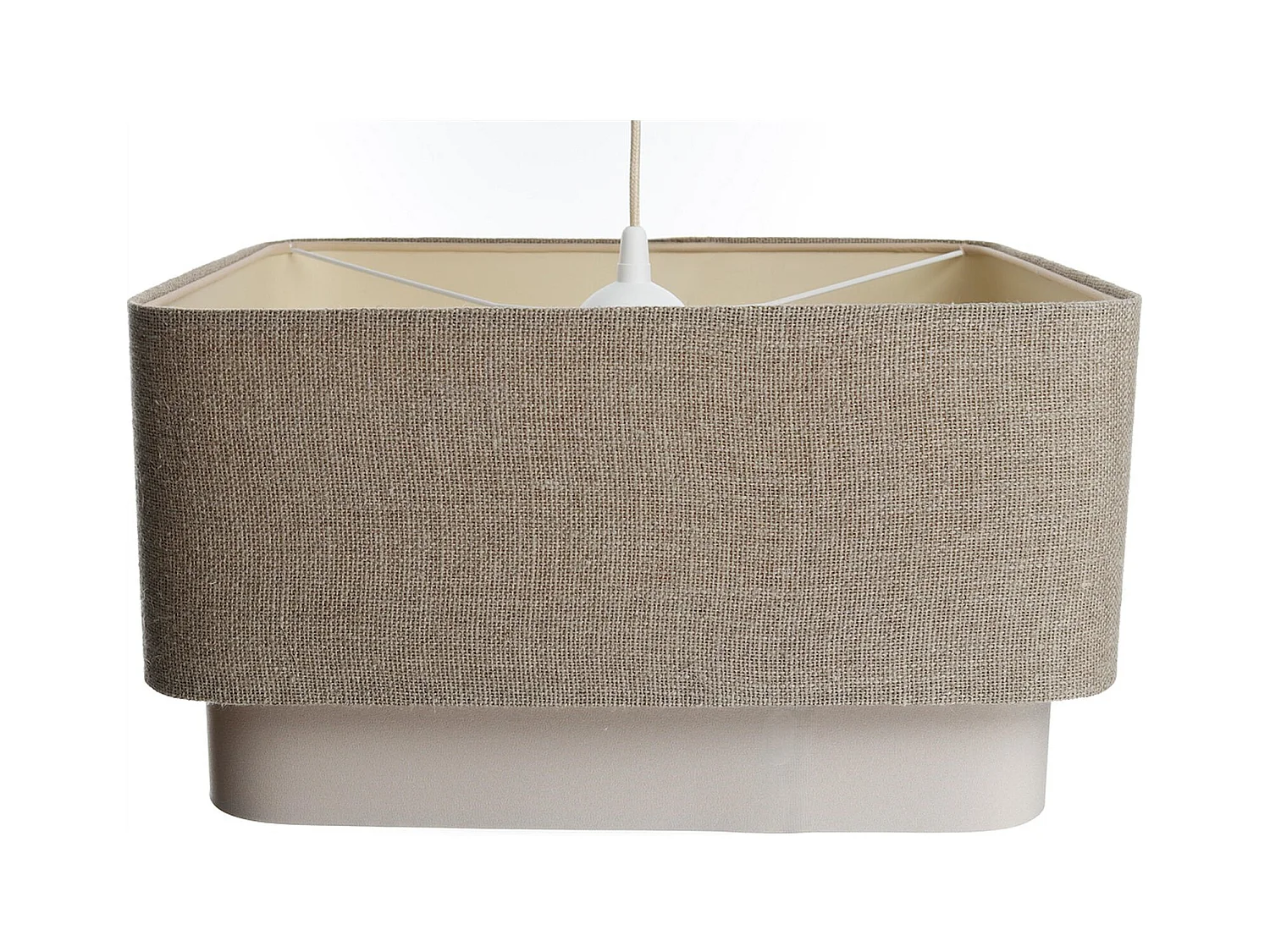 Suspension design épuré en lin